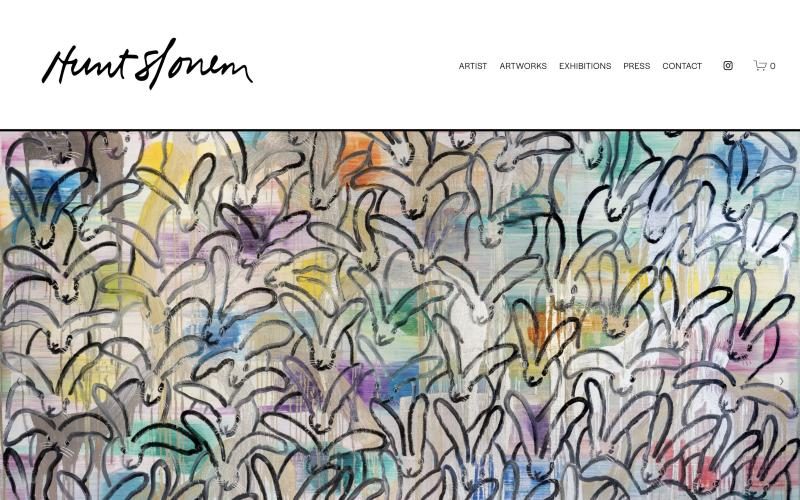 Hunt Slonem home page